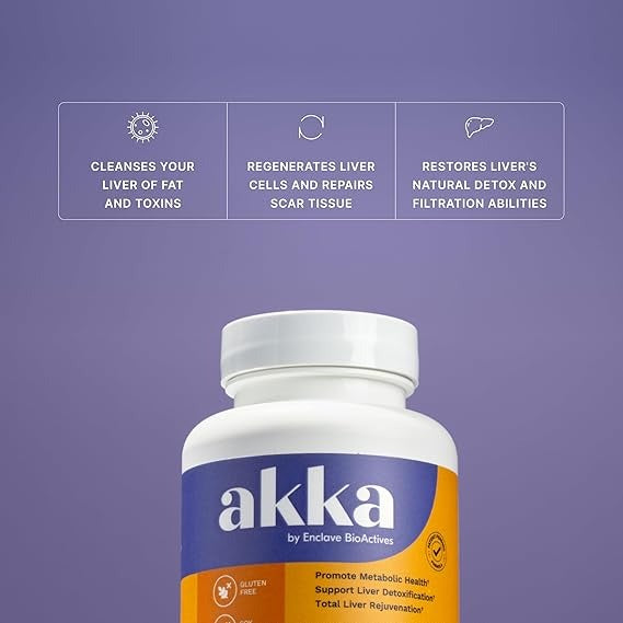 AKKA - Akkermansia Probiotic Liver Cleanse Detox & Repair - Liver Health Supplement for Energy, Digestion & Metabolism with Akkermansia Muciniphila (AKKA Superbiotics), Non-GMO, Gluten-Free, 60 Caps